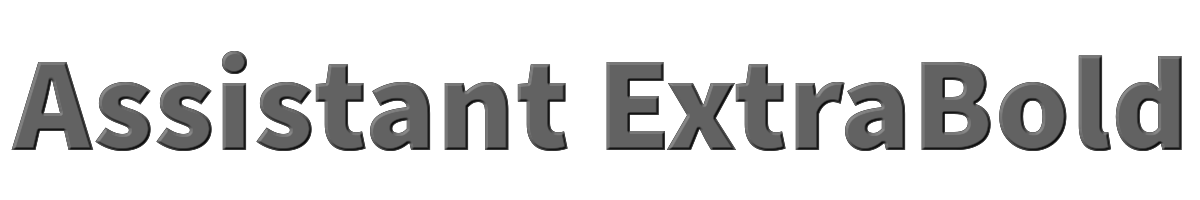 Assistant ExtraBold 