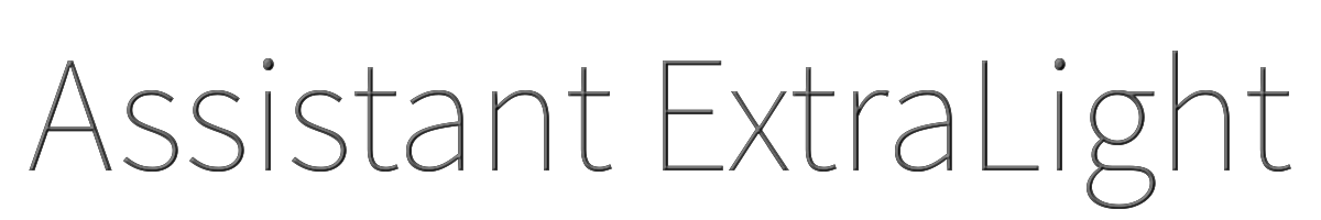 Assistant ExtraLight 