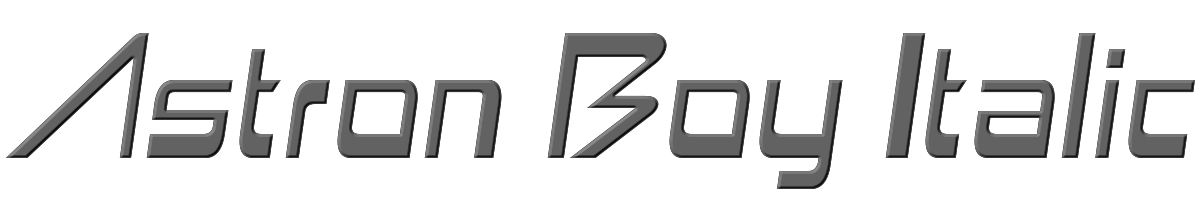 Astron Boy Italic 