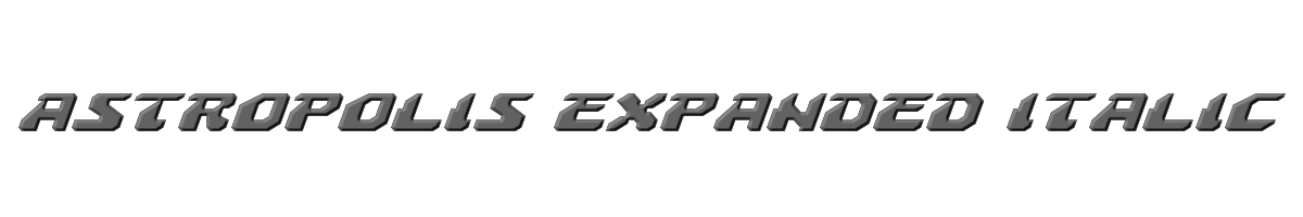 Astropolis Expanded Italic 