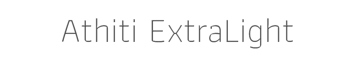 Athiti ExtraLight 