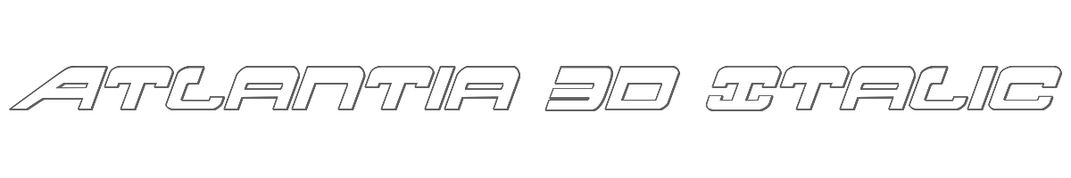 Atlantia 3D Italic 