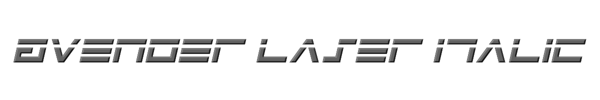 Avenger Laser Italic 