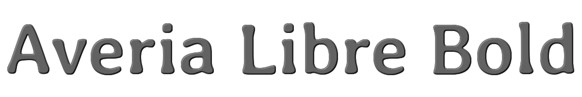 Averia Libre Bold 