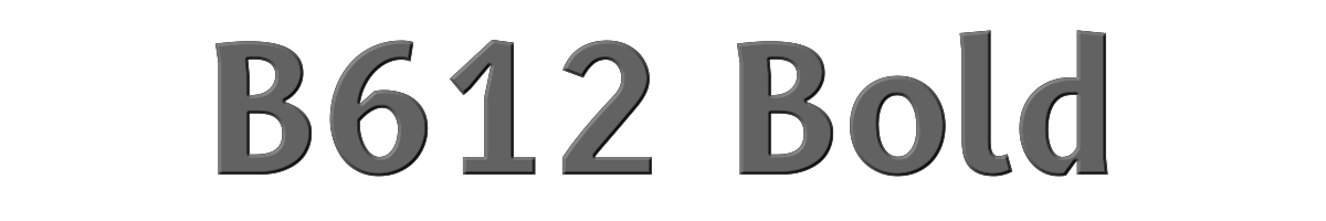 B612 Bold 