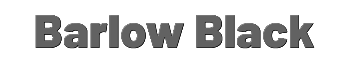 Barlow Black 
