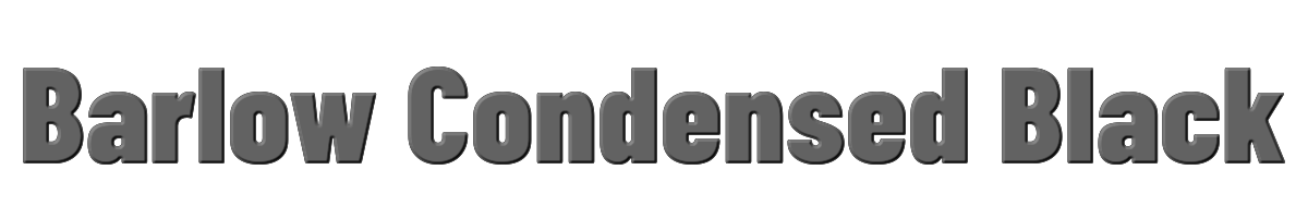 Barlow Condensed Black 