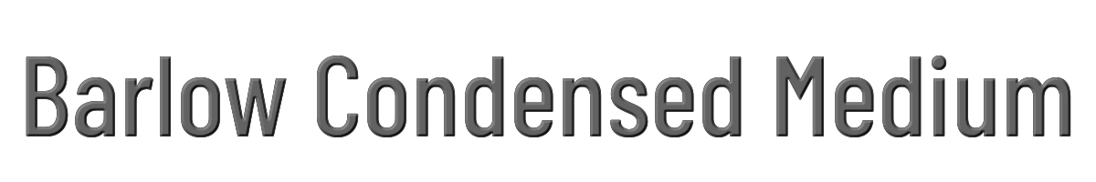 Barlow Condensed Medium 
