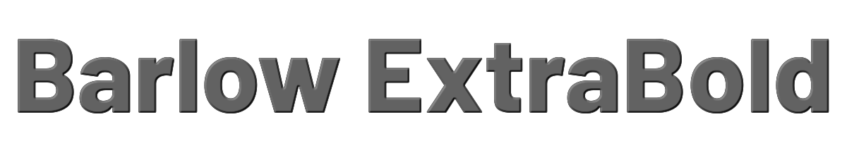 Barlow ExtraBold 