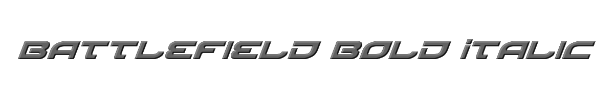 Battlefield Bold Italic 