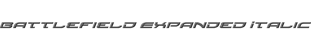 Battlefield Expanded Italic 