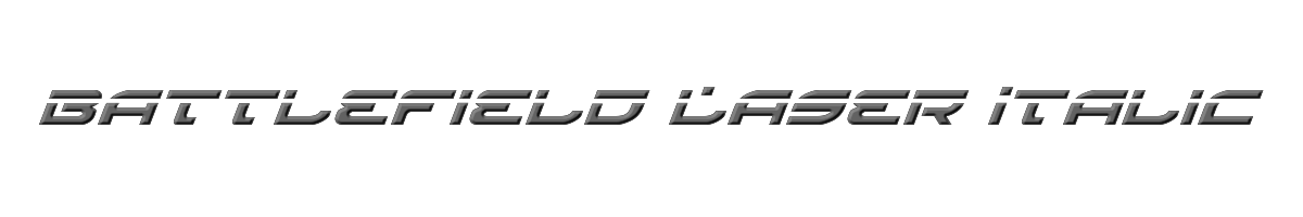 Battlefield Laser Italic 