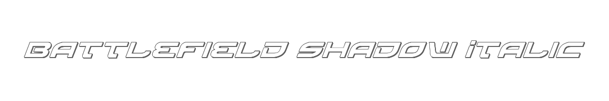 Battlefield Shadow Italic 
