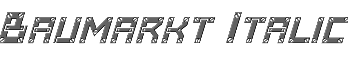 Baumarkt Italic 