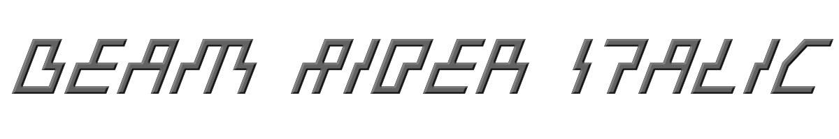 Beam Rider Italic 