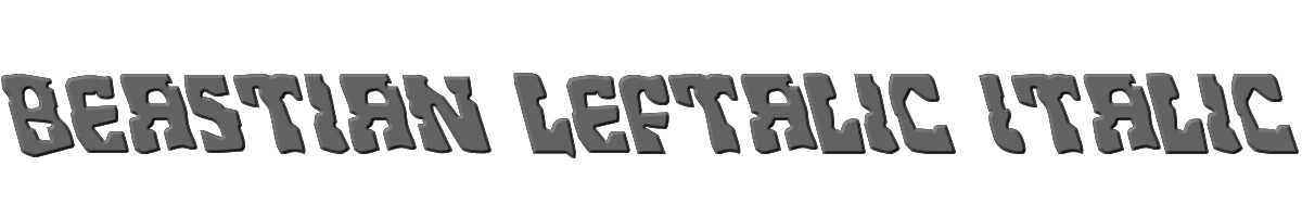 Beastian Leftalic Italic 