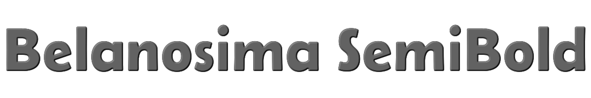 Belanosima SemiBold 
