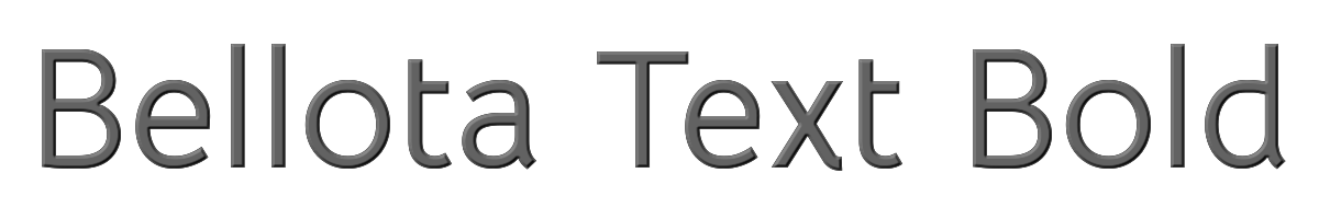 Bellota Text Bold 