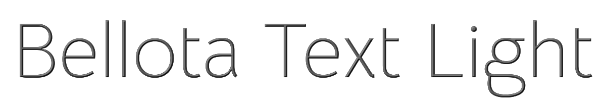 Bellota Text Light 