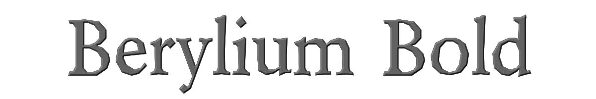 Berylium Bold 