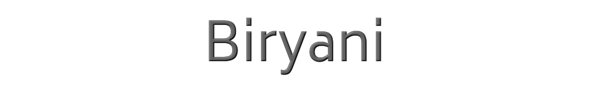 Biryani 