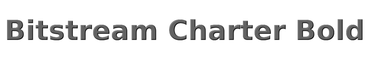 Bitstream Charter Bold 