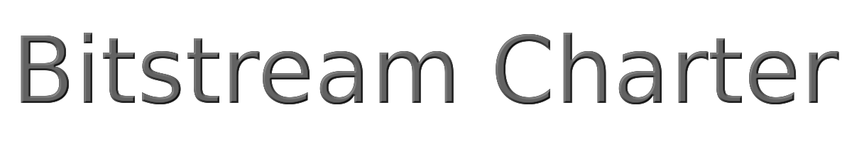 Bitstream Charter 