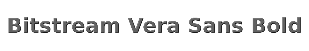 Bitstream Vera Sans Bold 
