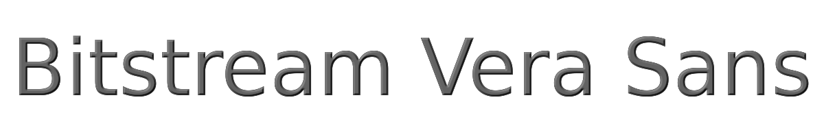 Bitstream Vera Sans 