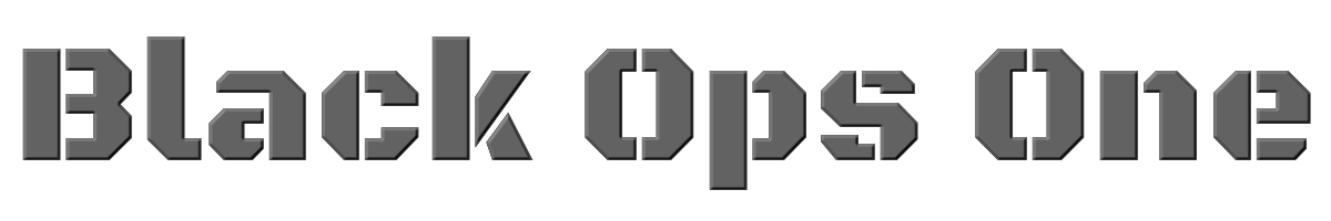 Black Ops One 