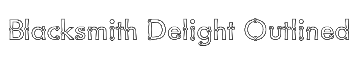 Blacksmith Delight Outlined 