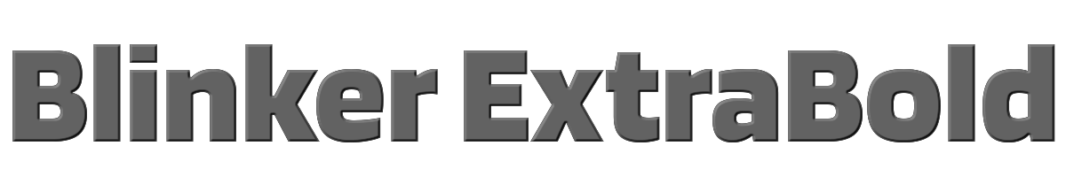 Blinker ExtraBold 