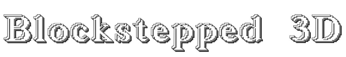 Blockstepped 3D 