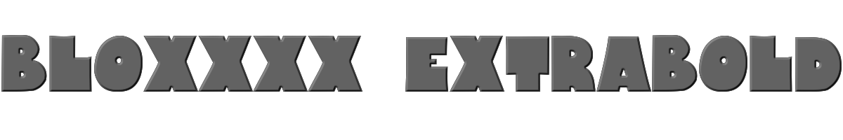 Bloxxxx ExtraBold 