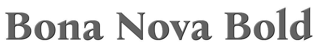 Bona Nova Bold 