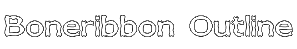 Boneribbon Outline 