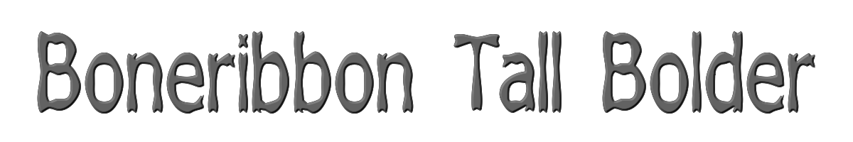 Boneribbon Tall Bolder 