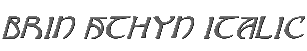 Brin Athyn Italic 
