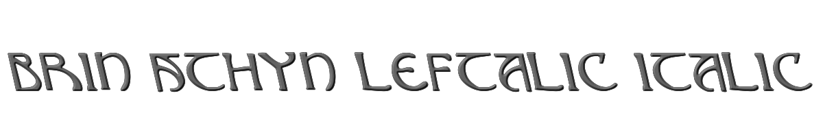 Brin Athyn Leftalic Italic 
