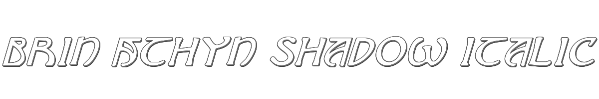 Brin Athyn Shadow Italic 