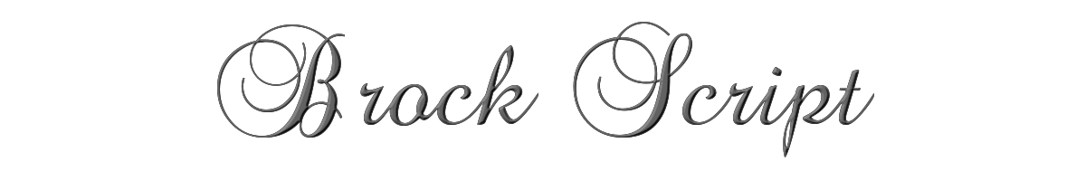 Brock Script 