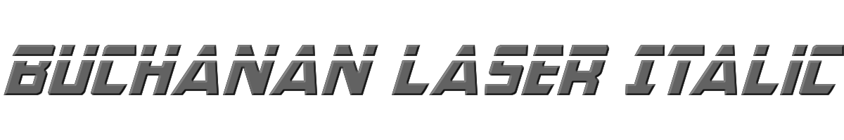 Buchanan Laser Italic 