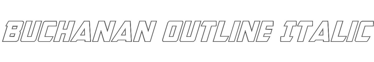 Buchanan Outline Italic 