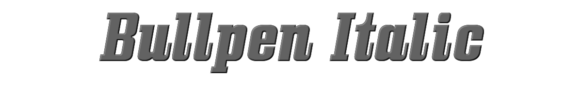 Bullpen Italic 