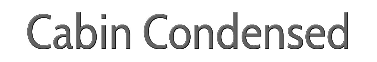 Cabin Condensed 