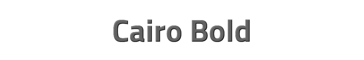 Cairo Bold 
