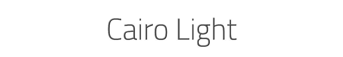 Cairo Light 