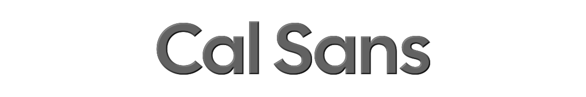 Cal Sans 