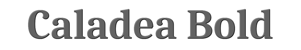 Caladea Bold 