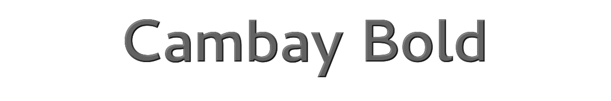 Cambay Bold 